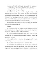 MỘT SỐ GIẢI PHÁP NHẰM ĐẨY MẠNHTỐC ĐỘ TIÊU THỤ SẢN PHẨM TẠI CÔNG TY VẬT TƯ XUẤT NHẬP KHẨU