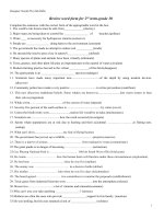 Review word form for 2nd term grade 10