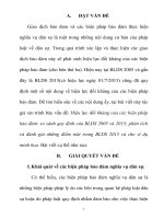 Đề tài hiệu lực đối kháng của các biện pháp bảo đảm, so sánh quy định của bộ luật dân sự 2005 và 2015, phân tích và đánh giá những điểm mới trong bộ luật dân sự 2015 và cho ví dụ minh họa