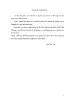 Improve effectiveness of capital raising in my dinh trading  room thang long branch, GP bank