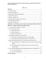 Luận văn Quản lý chuyên môn của hiệu trưởng các trường THPT Thị Xã Chí Linh tỉnh Hải Dương