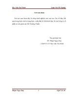 Kế toán chi phí sản xuất và tính giá thành sản phẩm ở công ty CP tư vấn giám sát XD trường thịnh 