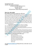 ĐỀ THI THỬ THPTQG SỐ 11 2016 MÔN NGỮ VĂN