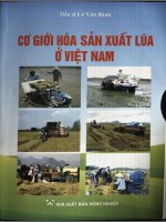 Cơ giới hóa sản xuất lúa ở việt nam 