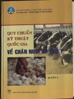 Quy chuẩn kỹ thuật quốc gia về chăn nuôi và thú y quyên 2 