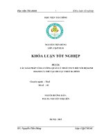 các giải pháp tăng cường quản lý thuế tncn đối với hộ kinh doanh cá thể tại chi cục thuế ba đình 