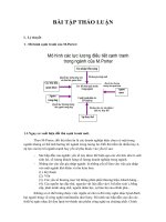 Bài thảo luận quản trị chiến lược