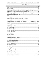 Báo cáo Quy hoạch sử dụng đất chi tiết đến năm 2020 và kế hoạch sử dụng đất chi tiết 5 năm giai đoạn 2011  2015