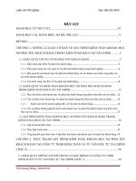 Hoàn thiện quy trình kiểm toán khoản mục nợ phải thu khách hàng trong kiểm toán báo cáo tài chính tại công ty TNHH kiểm toán và tư vấn đầu tư tài chính châu á  