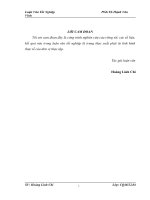 Hoàn thiện quy trình kiểm toán khoản mục vốn bằng tiền trong kiểm toán BCTC tại công ty TNHH kiểm toán và thẩm định giá việt nam (AVA) 