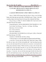 Báo cáo thực tập tốt nghiệp khoa điện cơ tại công ty TNHH SXTM quang minh