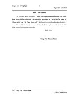 Hoàn thiện quy trình kiểm toán nợ ngắn hạn trong kiểm toán báo cáo tài chính do công ty TNHH kiểm toán và thẩm định giá việt nam thực hiện 