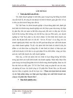 Phân tích tình hình tài chính và các biện pháp nâng cao hiệu quả hoạt động sản xuất kinh doanh của công ty cổ phần bia thanh hóa 