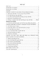 Đối tượng nghiên cứu là hoạt động thực hiện hợp đồng gia công xuất khẩu tại công ty TNHH MTV da giầy hải phòng 