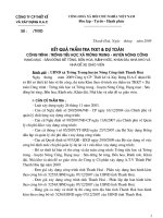 KẾT QUẢ THẨM TRA TKTK & DỰ TOÁN CÔNG TRÌNH