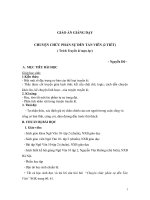 giáo án Chuyện chức phán sự đền Tản Viên