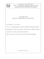 BIÊN BẢN BỔ XUNG THIẾT KẾ VÀ THI CÔNG