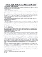 TỔNG hợp đầy đủ về NHÂN đôi ADN