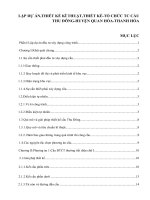 LẬP dự ÁN,THIẾT kế kĩ THUẬT,THIẾT kế tổ CHỨC TC cầu THU ĐÔNG HUYỆN QUAN hóa THANH hóa