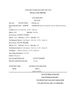 CỘNG hòa xã hội CHỦ NGHĨA VIỆT NAM