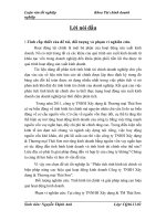 Phân tích tình hình tài chính và biện pháp nâng cao hiệu quả hoạt động kinh doanh công ty TNHH xây dựng  thương mại thái sơn 