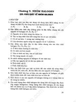 GIẢI BÀI TẬP HÓA HỌC 10 CƠ BẢN CHƯƠNG 5, NHÓM HALOGEN