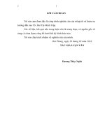 Một số biện pháp hoàn thiện công tác thu ngân sách tại thành phố uông bí 