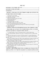 Phân tích tình hình sử dụng vốn cố định và biện pháp nâng cao hiệu quả sử dụng vốn cố định tại công ty CP trung thủy 
