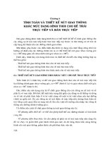 Chương 6TÍNH TOÁN VÀ THIẾT  KẾ  NÚT GIAO THÔNG KHÁC MỨC  DẠNG  HÌNH THOI  CHO  RẼ  TRÁI TRựC  TIẾP  VÀ  BÁN  TRựC  TIEP