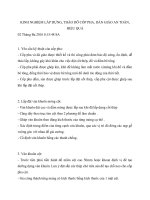 KINH NGHIỆM lắp DỰNG, THÁO dỡ cốp PHA, dàn GIÁO AN TOÀN, HIỆU QUẢ 