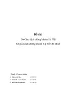 Đề tài sở giao dịch chứng khoán hà nội  sở giao dịch chứng khoán Hồ Chí Minh