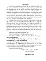 Một số biện pháp nâng cao hiệu quả hoạt động kinh doanh của công ty TNHH dầu khí đài hải 