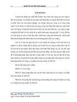 Tiểu luận quản trị chi phí 