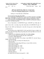 KẾT QUẢ THẨM TRA TKBV-TC VÀ DỰ TOÁN CÔNG TRÌNH ĐƯỜNG GIAO THÔNG LIÊN THÔN XÃ MINH KHÔI