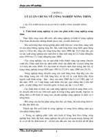 Tiếp Tục Hoàn Thiện Chính Sách Phát Triển Công Nghiệp Nông Thôn Qua Nghiên Cứu Thực Tế Tỉnh Bắc Ninh