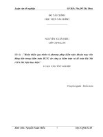 Hoàn thiện quy trình và phương pháp kiểm toán khoản mục vốn bằng tiền trong kiểm toán BCTC do công ty kiểm toán và kế toán hà nội (CPA hà nội) thực hiện 