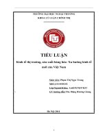 Kinh tế thị trường, sản xuất hàng hóa - Xu hướng kinh tế mới của Việt Nam