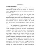 Giải pháp nâng cao hiệu quả sử dụng lao động trong kinh doanh lưu trú tại công ty khách sạn du lịch kim liên 