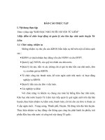 Báo cáo thực tập tại KHO bạc NHÀ nước HUYỆN từ LIÊM 