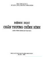 bệnh học chấn thương chỉnh hình học viện quân y