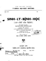 Sinh lý bệnh học( cơ chế của bệnh ) 
