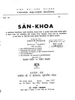 sản khoa   những trường hợp xương chậu hẹp sanh khó nơi phần mềm  thai nhi và những bộ phận  phụ thuộc thai nhi dị thường  hư thai   trẻ sơ sinh bình thường và bệnh hoạn 