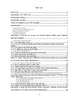 QUY TRÌNH TUYỂN DỤNG NHÂN LỰC TẠI CÔNG TY CP XNK TM & CBTP MINH HOA.DOC