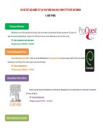 CƠ SỞ DỮ LIỆU ĐIỆN TỬ TẠI THƯ VIỆN ĐẠI HỌC KINH TẾ TP.HỒ CHÍ MINH