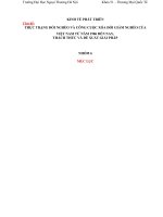 THỰC TRẠNG ĐÓI NGHÈO VÀ CÔNG CUỘC XÓA ĐÓI GIẢM NGHÈO CỦA VIỆT NAM TỪ NĂM 1986 ĐẾN 2015, THÁCH THỨC VÀ ĐỀ XUẤT GIẢI PHÁP