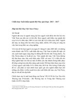 Chiến lược xuất khẩu ngành dệt may giai đoạn 2013 – 2017 