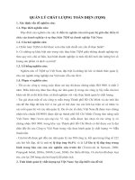 QUẢN LÝ CHẤT LƯỢNG TOÀN DIỆN (TQM)