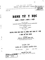 danh từ y học anh pháp đức việt