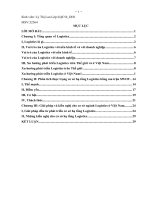 Phân tích thực trạng cơ sở hạ tầng logistics ở việt nam 