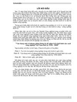 Vận Dụng Một Số Phương Pháp Thống Kê Để Phân Tích Tình Hình Sản Xuất Công Nghiệp Việt Nam Thời Kỳ 1996 - 2000